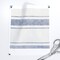 Bold Stripe Rotated Blue Horizontal Line Custom Printed Fabric by Spoonflower Various Fabrics by the Yard or Fat Quarter
